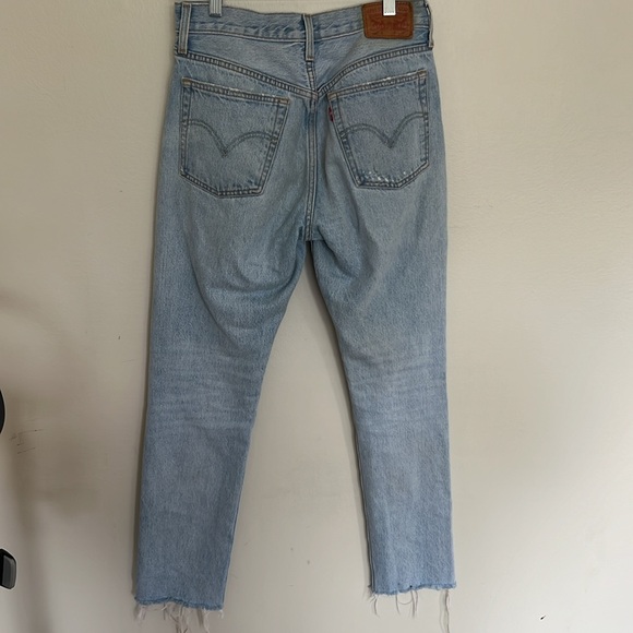 Levis 501 Original jeans High-rise Premium button fly 28 - Picture 2 of 6